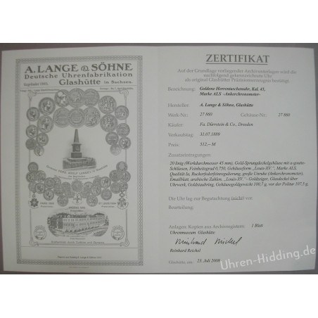 A. Lange & Söhne Chronometer Louis XV