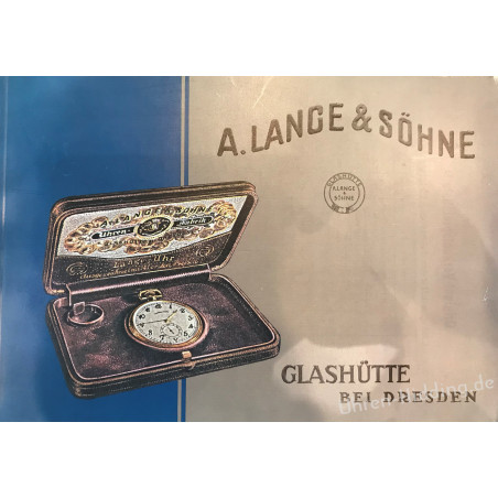 A. Lange & Söhne Glashütte Catalogue