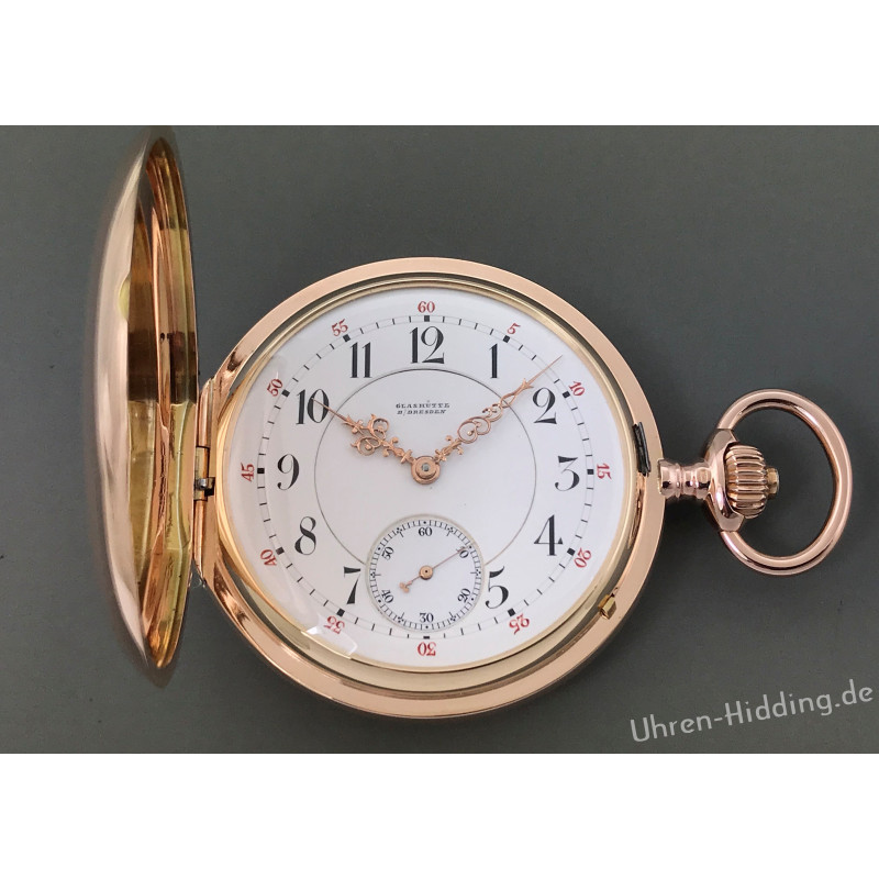 Glashütte-Herren-Savonette-Taschenuhr