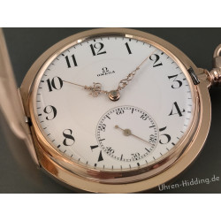 Omega Savonette-Pocket-Watch 14ct red-gold