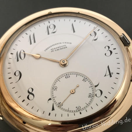 Union Glashütte 585/ooo Gold Savonette