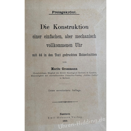 Buch von Moritz Grossmann