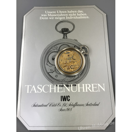 sehr seltene IWC Ingenieur SL Taschenuhr