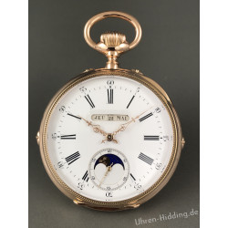 Pocket-watch Full-Calendarium and Moonphase-Display