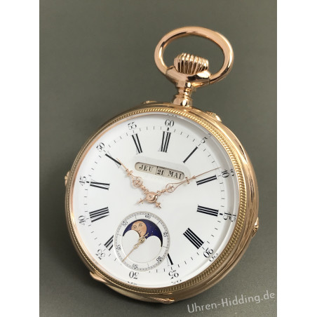 Pocket-watch Full-Calendarium and Moonphase-Display
