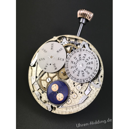 Pocket-watch Full-Calendarium and Moonphase-Display