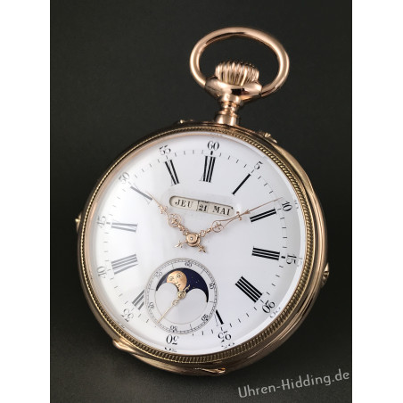 Pocket-watch Full-Calendarium and Moonphase-Display