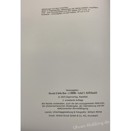 New Edition!! Book "Taschen-Chronographen"