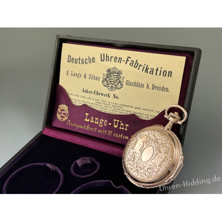 Prunk- Savonette Deutsche Uhrenfabrikation A. Lange & Söhne