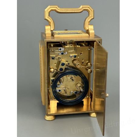 carriage-clock, Hausmann & Co., France, Grande et Petite Sonnerie