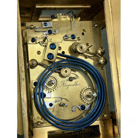 carriage-clock, Hausmann & Co., France, Grande et Petite Sonnerie