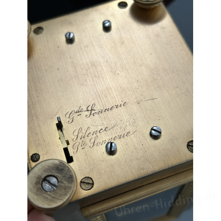 carriage-clock, Hausmann & Co., France, Grande et Petite Sonnerie
