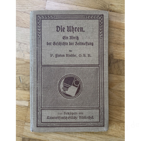 Buch "Die Uhren - Ein Abriß der Geschichte der Zeitmessung"