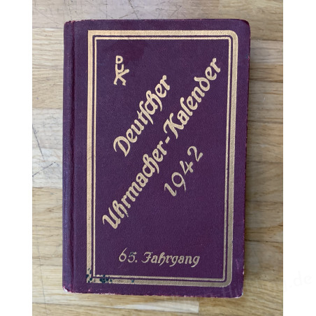 Buch "Deutscher Uhrmacher-Kalender 1942"