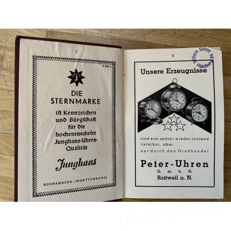 Buch "Deutscher Uhrmacher-Kalender 1942"
