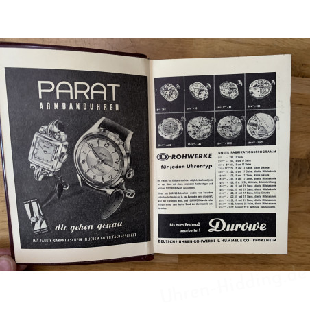 Book "Uhrmacher-Jahrbuch 1957"