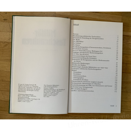 Buch "Militär-Taschenuhren"