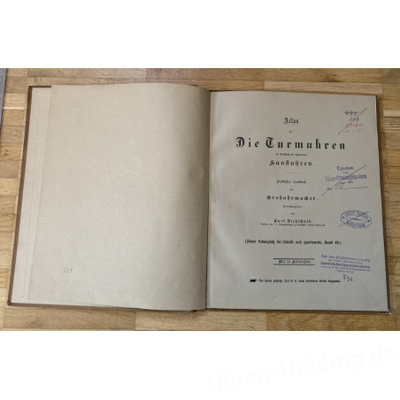 Book "Atlas zu Dietzschold Die Turmuhren"