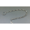 Pocket-watch-chain 800 Silver Niello