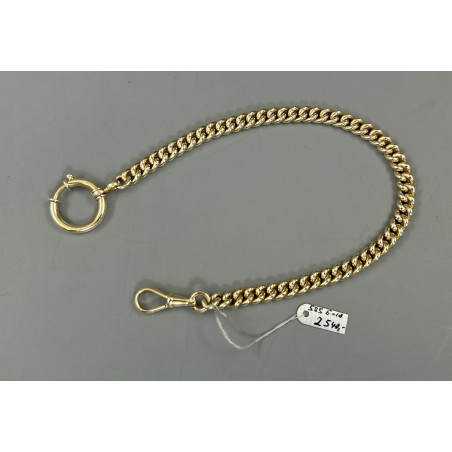 Pocket-watch-chain 14ct yellow-gold