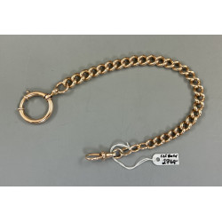 Pocket-watch-chain 14ct red-gold