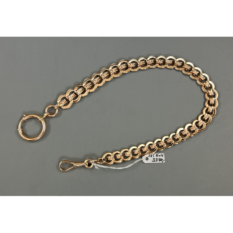 Taschenuhrkette 585/ooo Rotgold