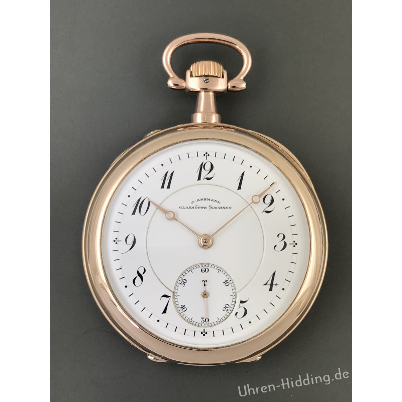 J. Assmann Glashuette pocket-watch